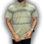 Premium Quality Stitch Fabric Step Polo T-shirt  For Man By MCL